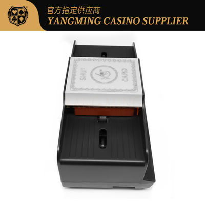 2 Mazzi di Mescolatori Manuali Baccarat Texas Hold'Em Giochi da Tavolo da Casinò Mescola per Giochi da Casinò