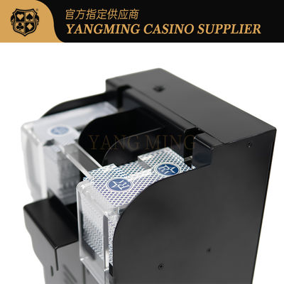 Professionale Full Automatic 8-Deck Texas Hold'Em Shuffler fatto di ferro nero per il gioco del casinò