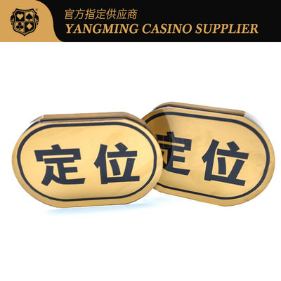 Il bottone di scommessa delle carte da gioco del poker di Em della tenuta originale su ordinazione del Texas della fabbrica '' piccolo sig.na i pezzi riservati uccisione dei ciechi