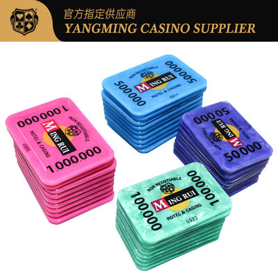 Numero di sicurezza di Chips Set Clay Casino Stickers della mazza di Las Vegas RFID per concorrenza di gioco