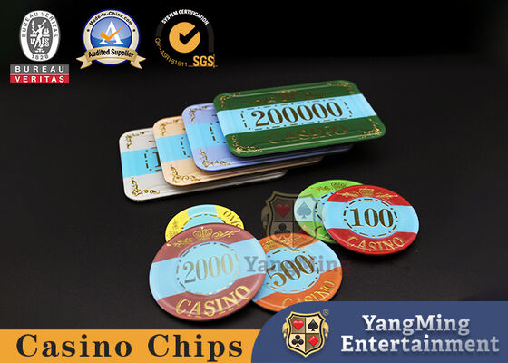 Mazza ceramica circolare Chips For Gambling Unique di /50/55mm di codice 45