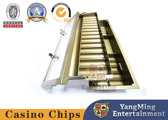 Mazza Chip Holder Suitable For di fila di Clay Chips Float Lift And Down 14 di file di doppio strato 15 40mm Chips Carrier rotondo