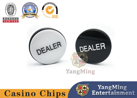 Texas Poker Club Dealer Brand BIG SMALL Sculpture Poker Button Nuova fabbrica di acrilico ecologico su misura