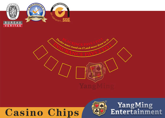 Texas Hold'em Poker Blackjack Black Jack Tovaglia Professionale Impermeabile e Ignifuga di Alta Gamma