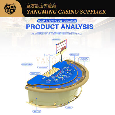 Stoccaggio di fabbrica Mezza Guardia Rotonda Bar Tavolo di Blackjack Divertimento Club di svago Tavolo di gioco di poker