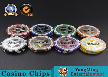 Texas Hold'em 11.5g Clay Chip Casinò Baccarat Gioco da tavolo ABS Chip Coin