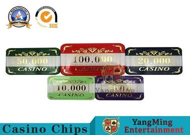 Amichevole eco- di Chip Set With Aluminum Box della mazza di qualità superiore del casinò 760PCS