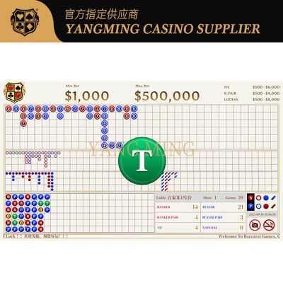 Sistema di visualizzazione Baccarat Big Road disegnato su misura Ideale per le applicazioni del tavolo da poker del casinò