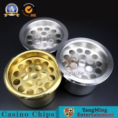 Supporto di tazza di gioco dell'acqua del portacenere del portacenere di acciaio inossidabile del club privato