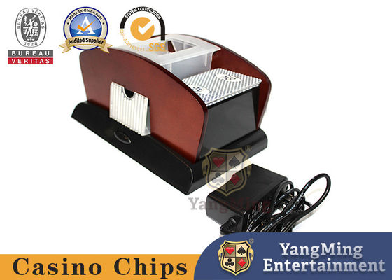 Di piattaforma colorata di legno 2 dello Shuffler universale a doppio scopo del poker di Gambing delle carte da gioco