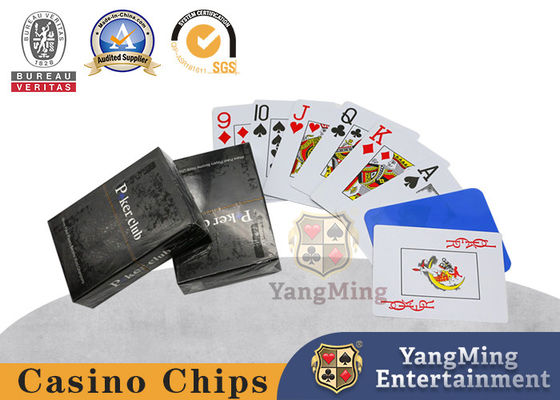Tavolo di Texas Hold'em in 100% PVC, carte di gioco impermeabili rosso e blu specifici per il casinò