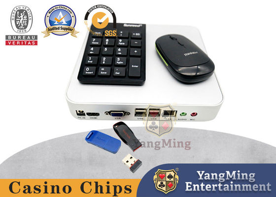 Casino Specific Baccarat Software Host Alluminio Alluminio Argento Poker Table Game System Computer