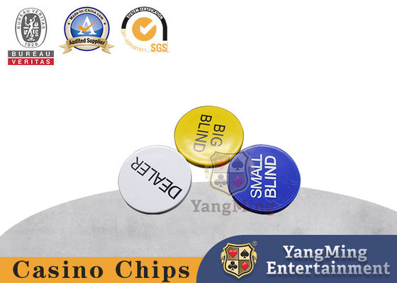 Piccoli chip ciechi di Smartdealspro 3pcs, grandi bottoni del commerciante e ciechi della mazza
