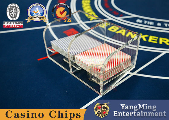 Acrylic Gambling Table Niuniu Game Poker Casino Discard Holder