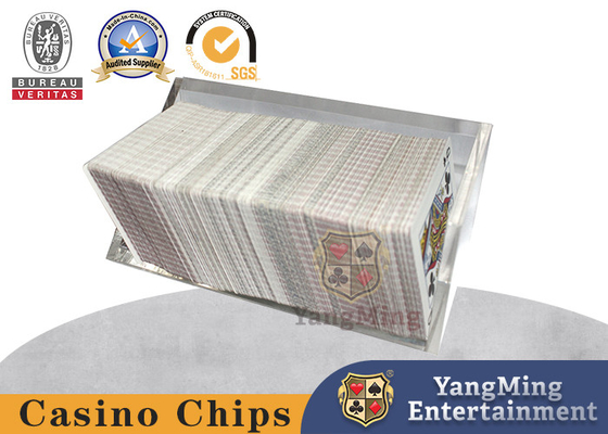 Acrilico completamente trasparente 8 set di tavolo da gioco triangolare personalizzato